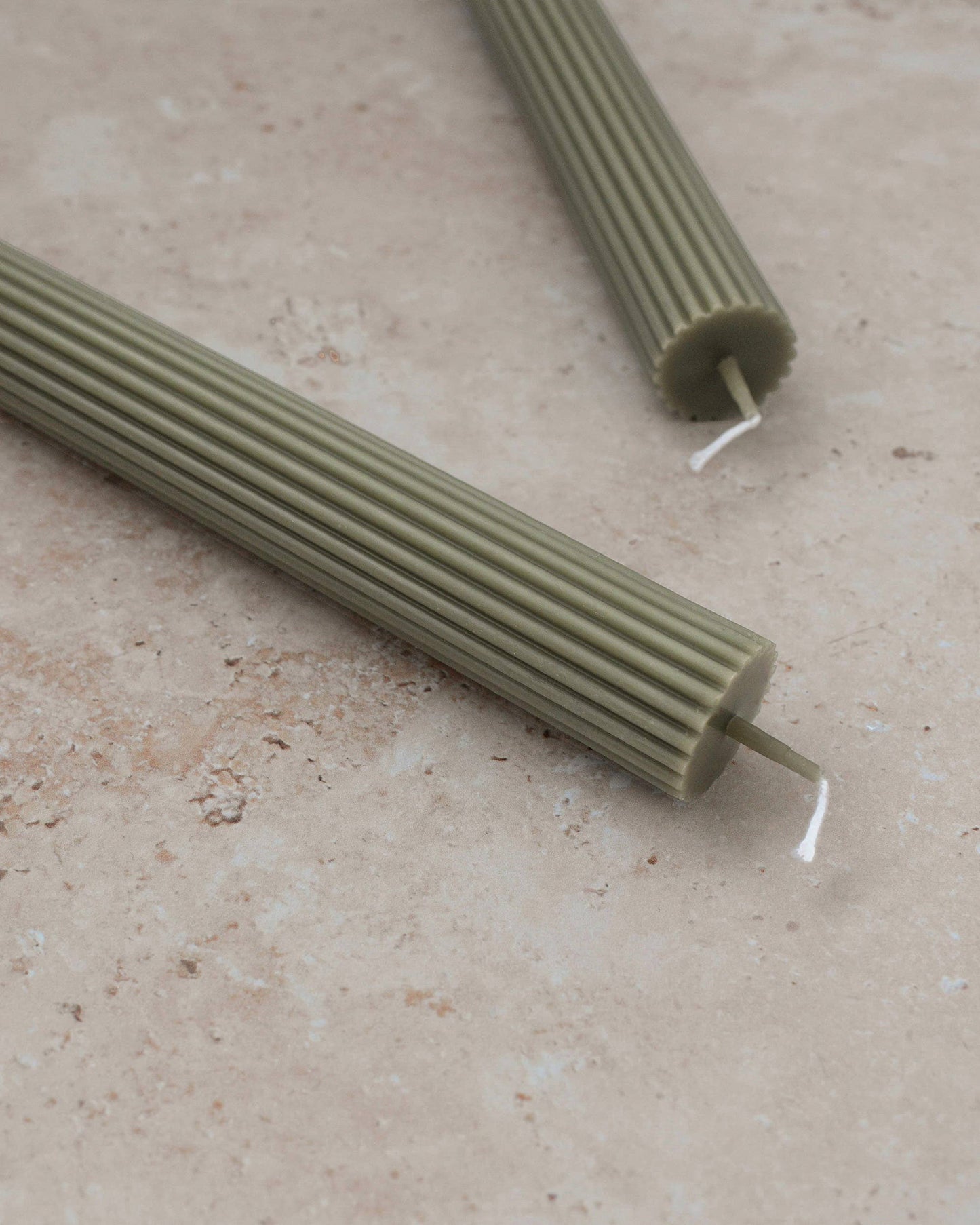 Sage Roman Taper Candle
