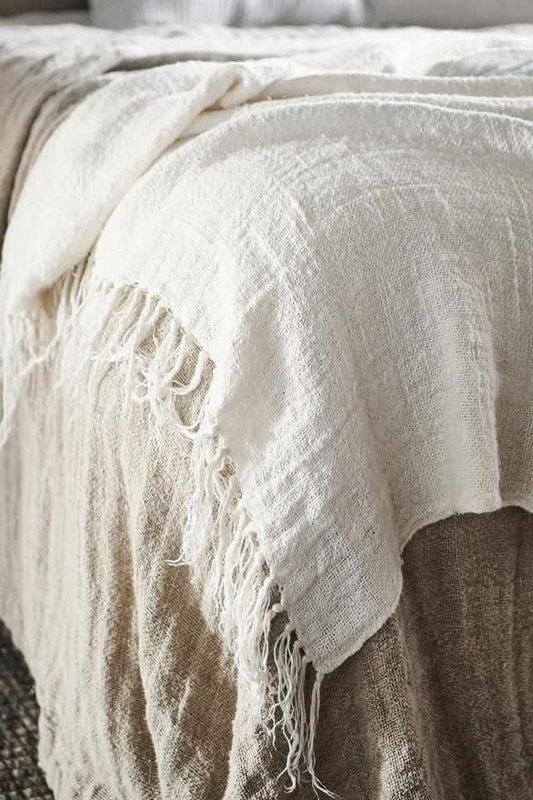 Bedouin Oversized Linen Throw