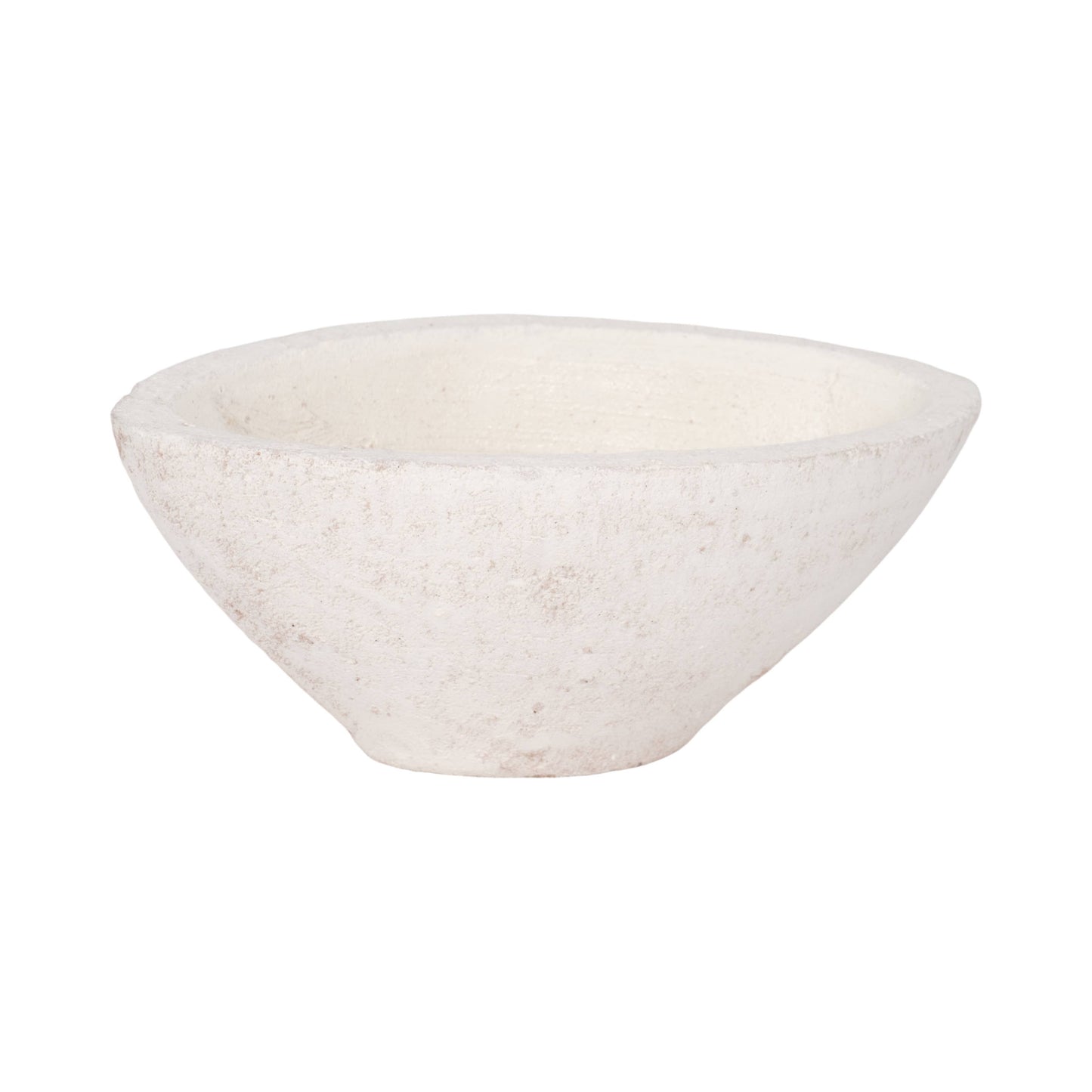 White Artisanal Terracotta Bowl