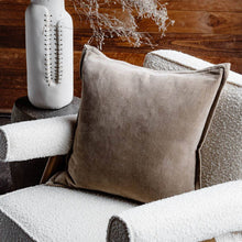 Load image into Gallery viewer, Evelyn Velvet Cushion Cover - Natural
