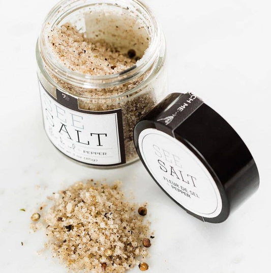 Fleur de Sel Sea Salt + Pepper