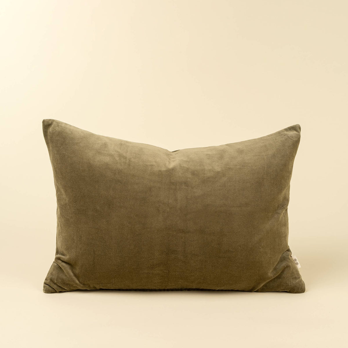 Vera Luxe Velvet Pillow - Olive