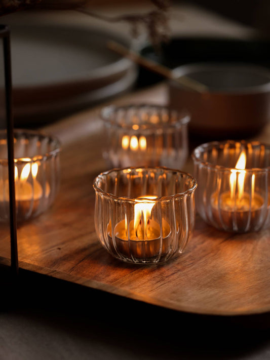 Kira Glass Votive by Fleck