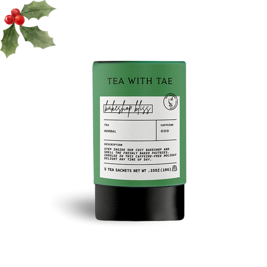 Bakeshop Bliss Holiday Herbal Mini Tube Gift (5 tea bags)