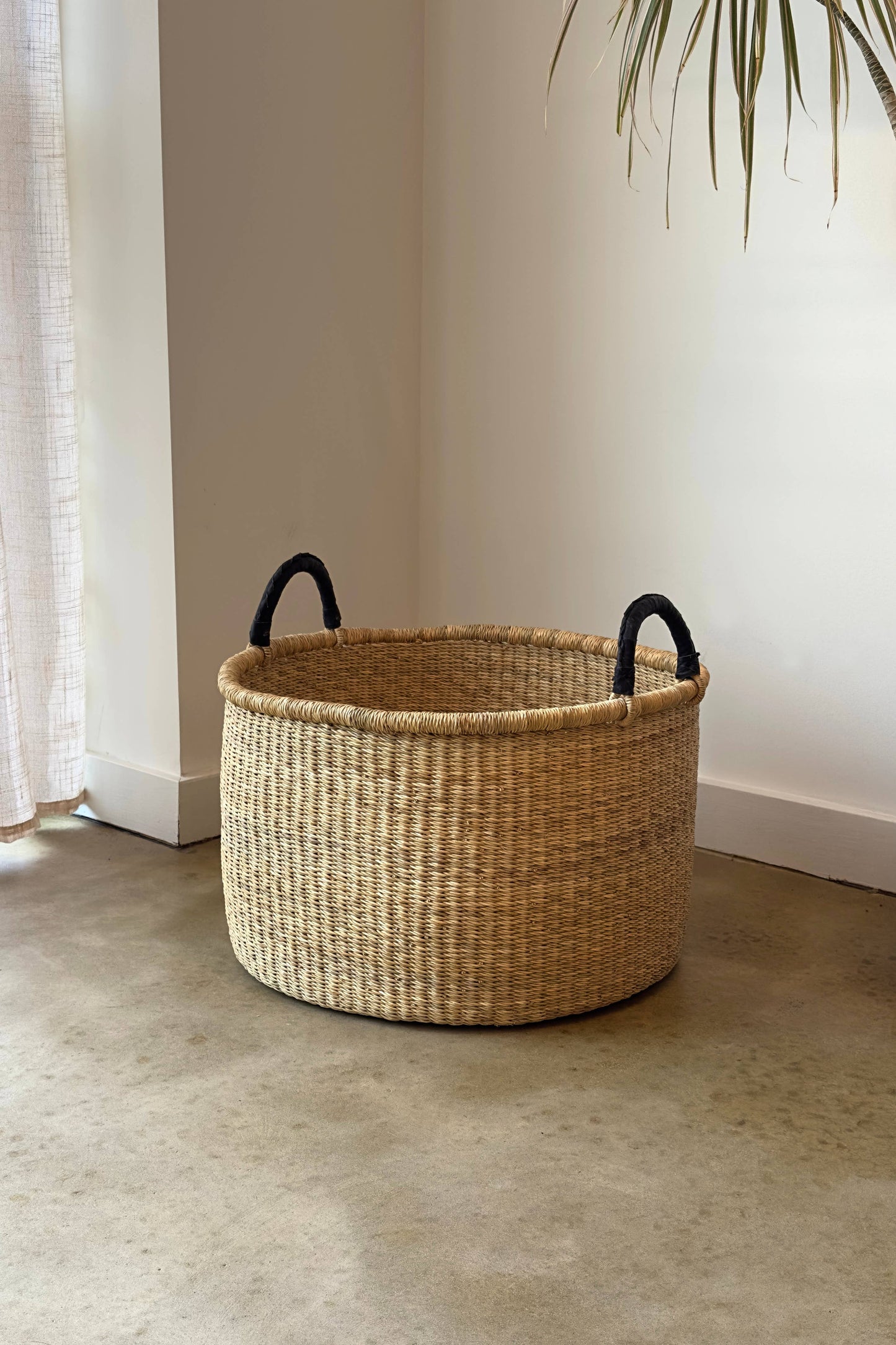 Low Storage & Laundry Hampers | Handwoven in Ghana