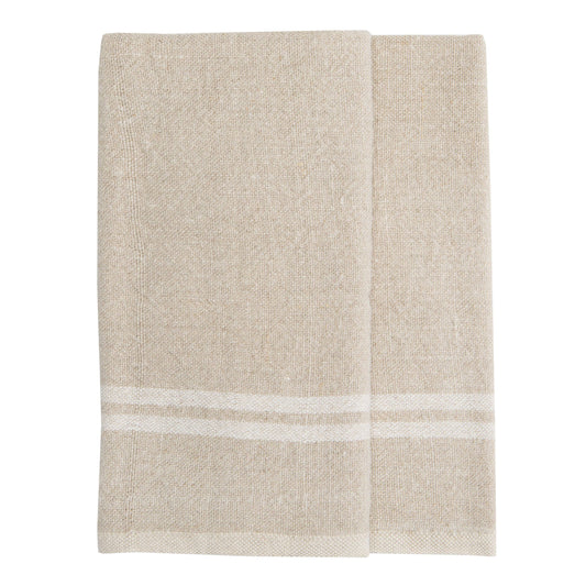 Vintage Linen Kitchen Towel Natural/Ivory T