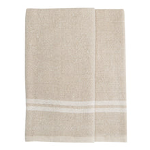 Load image into Gallery viewer, Vintage Linen Kitchen Towel Natural/Ivory T
