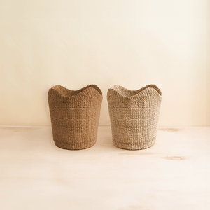 Small Natural Scallop Basket