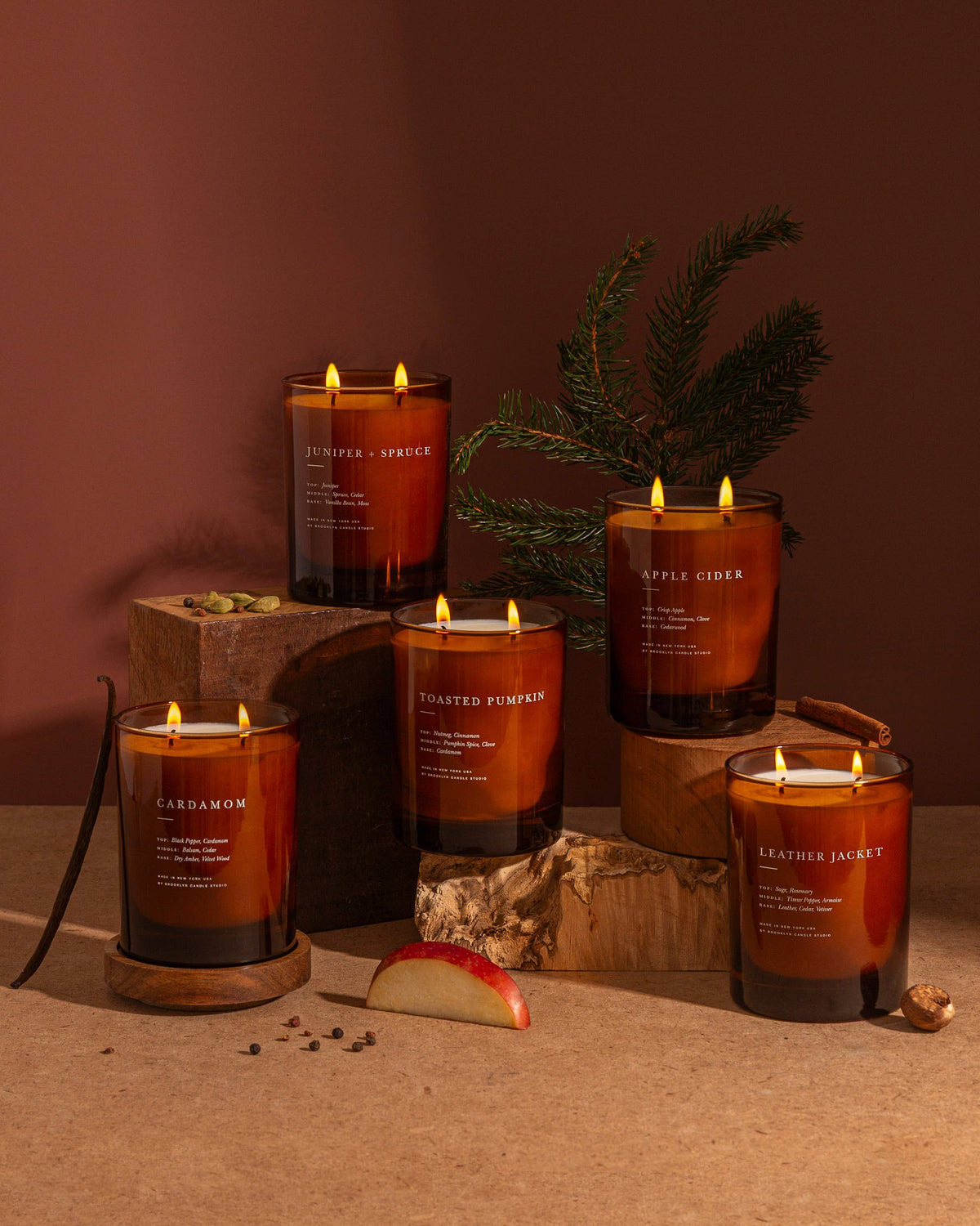 Toasted Pumpkin 2-Wick Candle - puck and abby