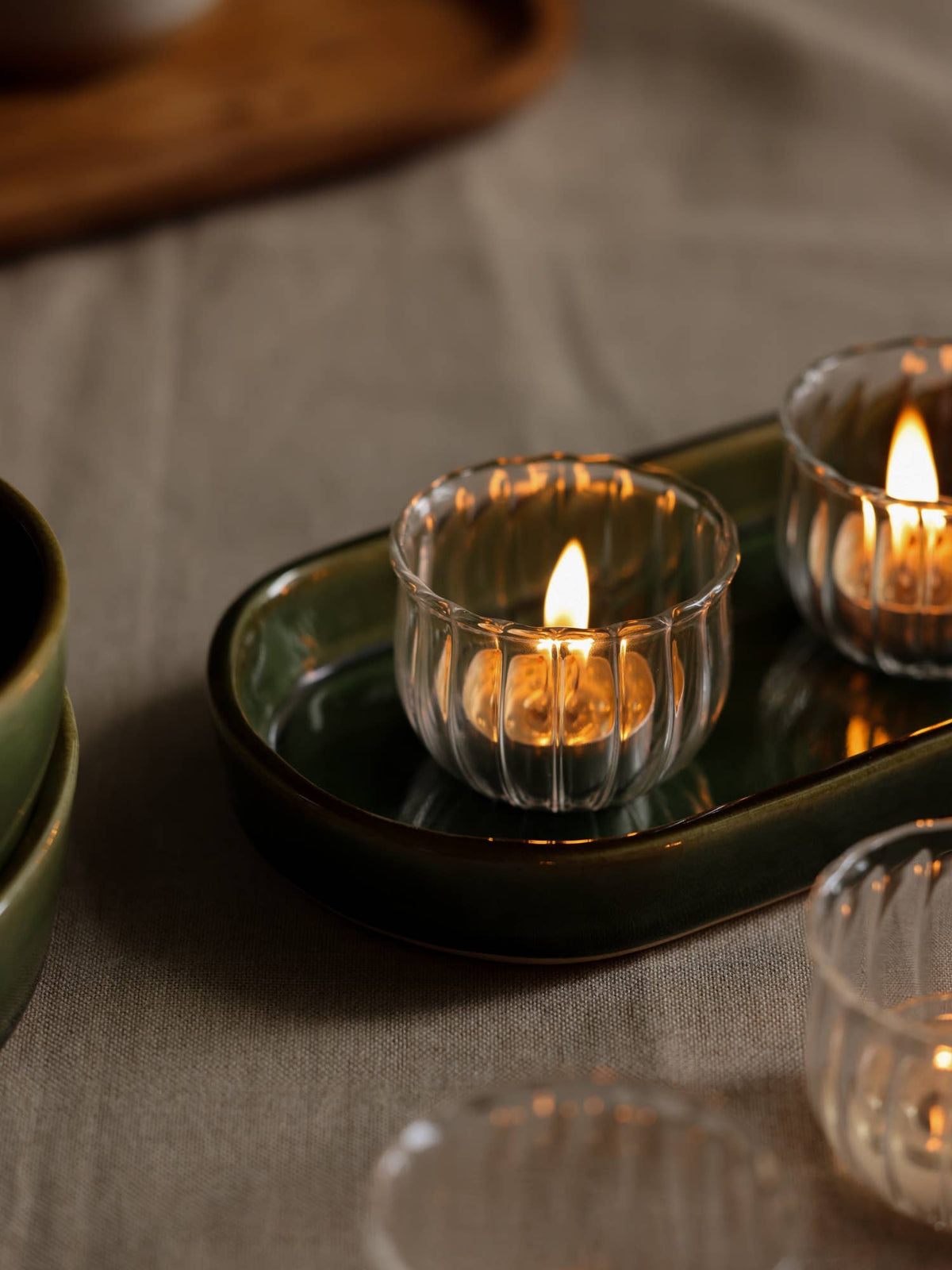 Kira Glass Votive - puck and abby