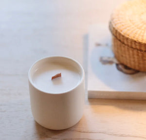 Ceramic Botanical Soy Candle