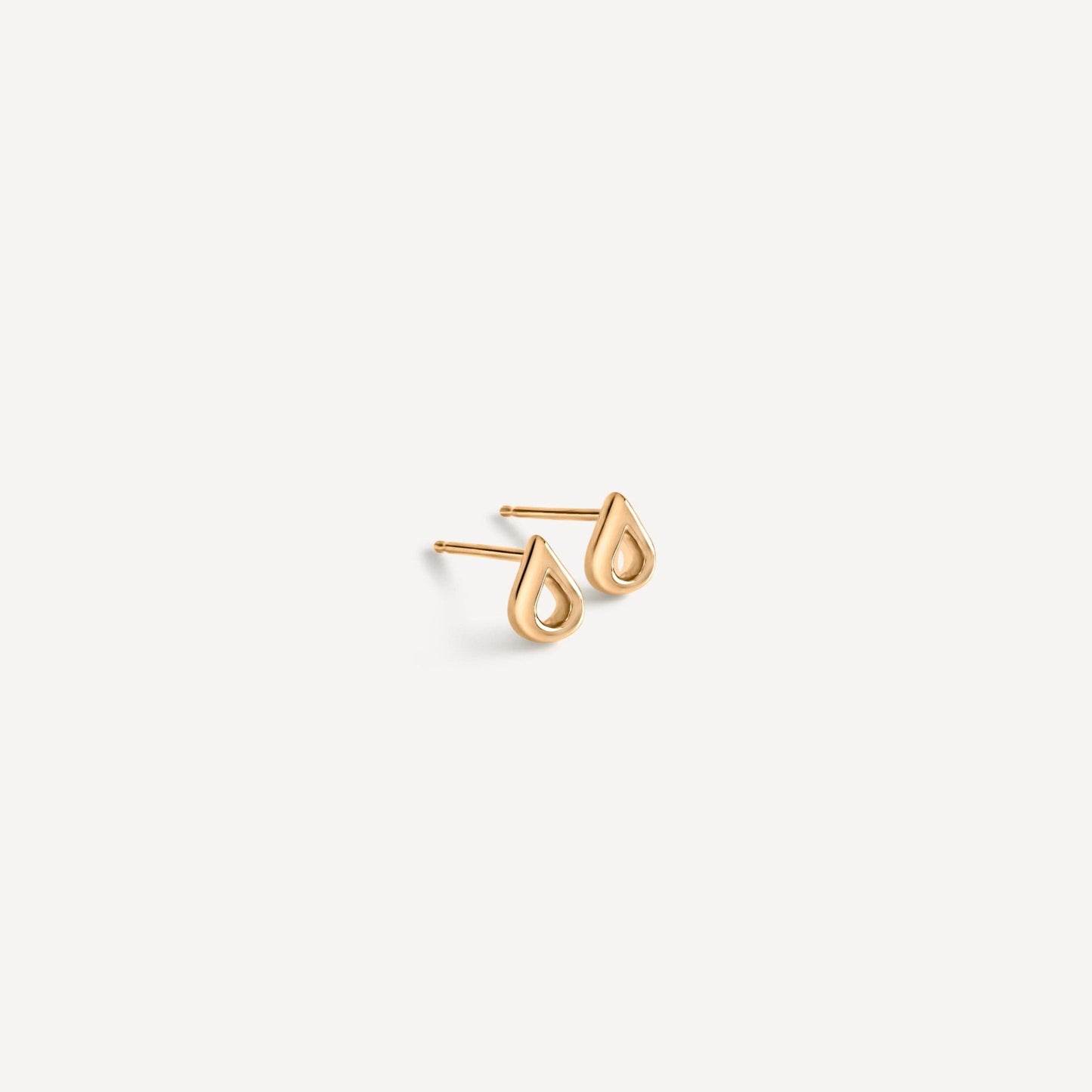 Teardrop Studs | 14k Vermeil