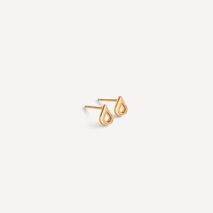 Teardrop Studs | 14k Vermeil