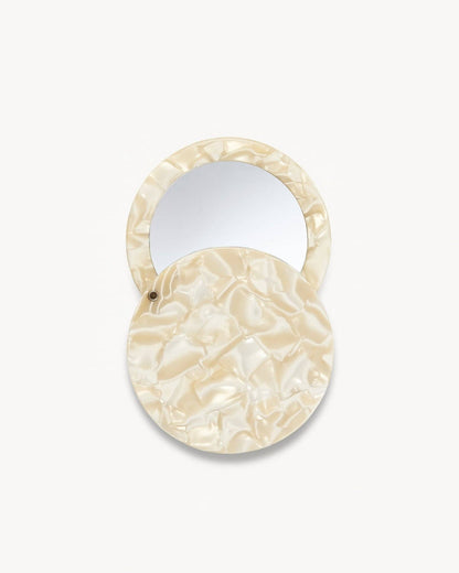 Circle Mirror in Ivory