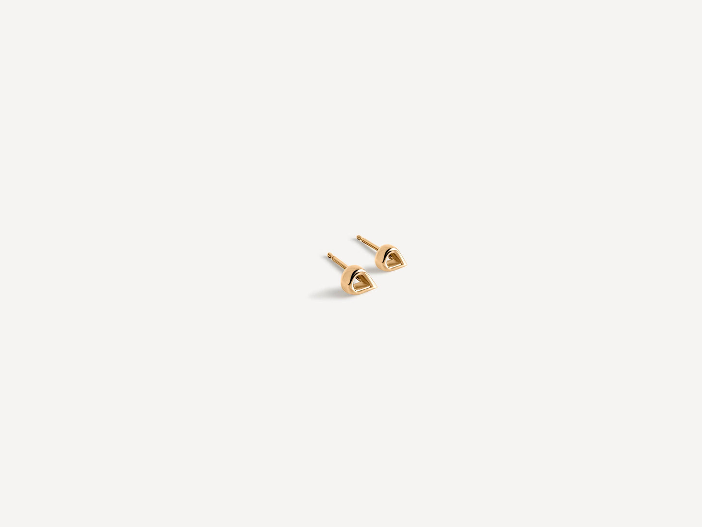 Teardrop Studs | 14k Vermeil