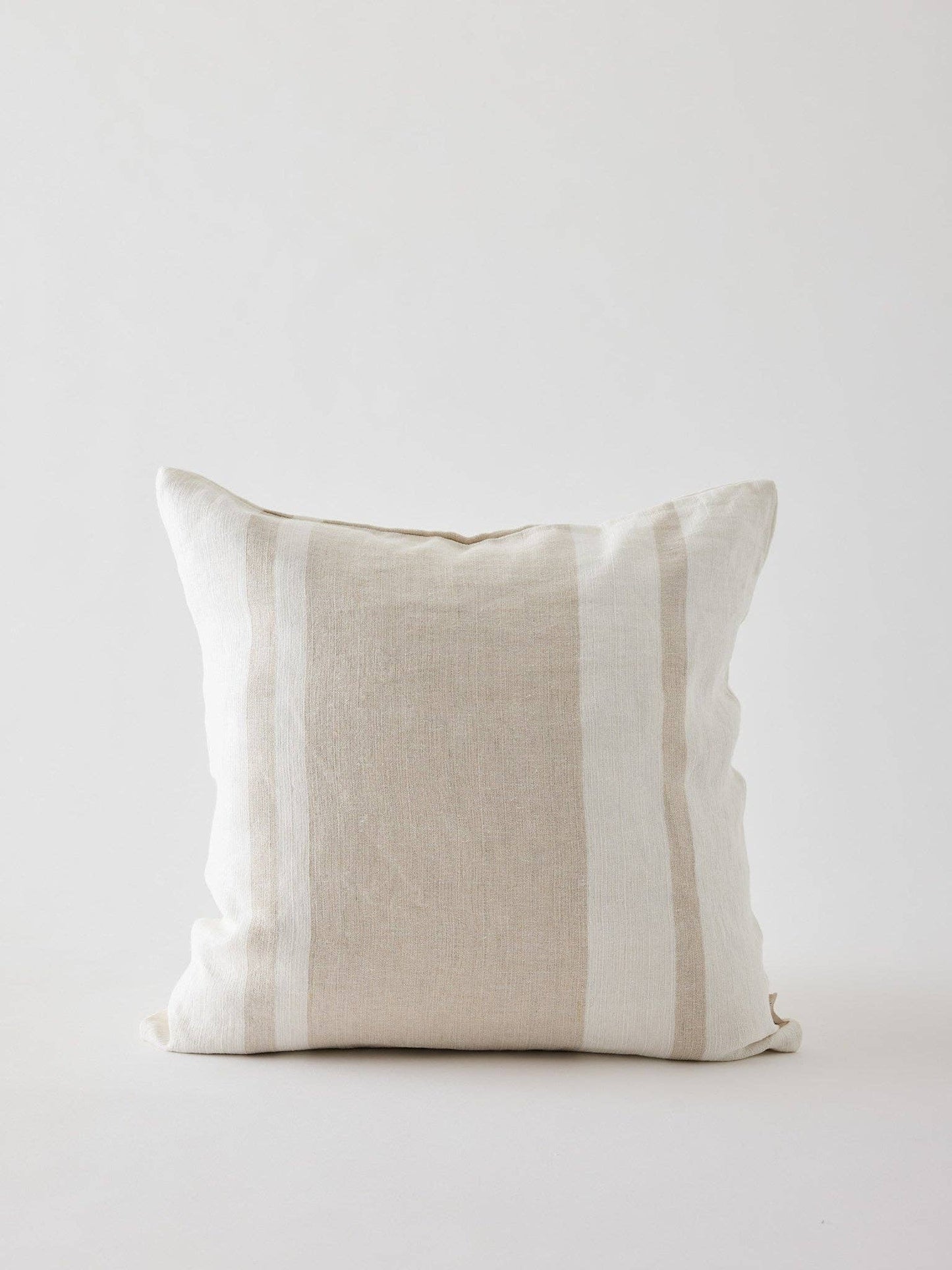 Jules cushion cover: Natural stripe