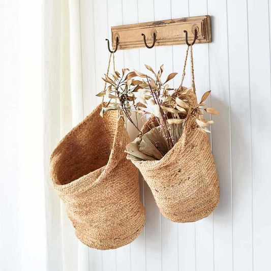 Artisan Hanging Sack - Natural Jute