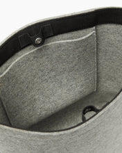 Load image into Gallery viewer, Campus Merino Wool Felt Tote: Granite
