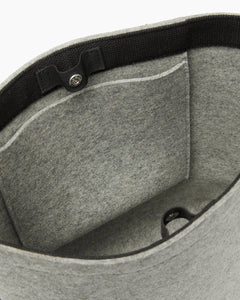 Campus Merino Wool Felt Tote: Granite