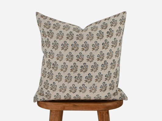 Briannah Block Print Pillow