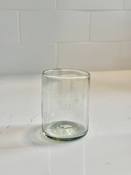 Recycled Handblown Tumbler: Medium