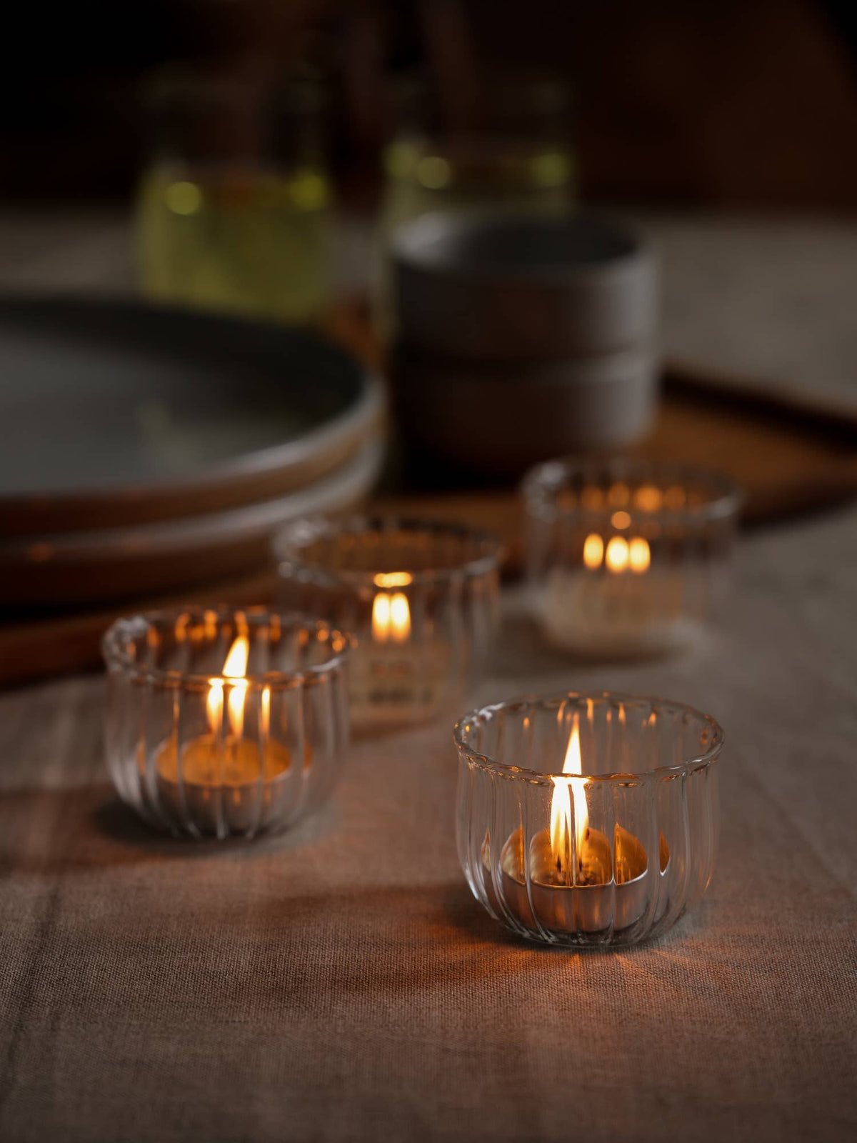 Kira Glass Votive - puck and abby