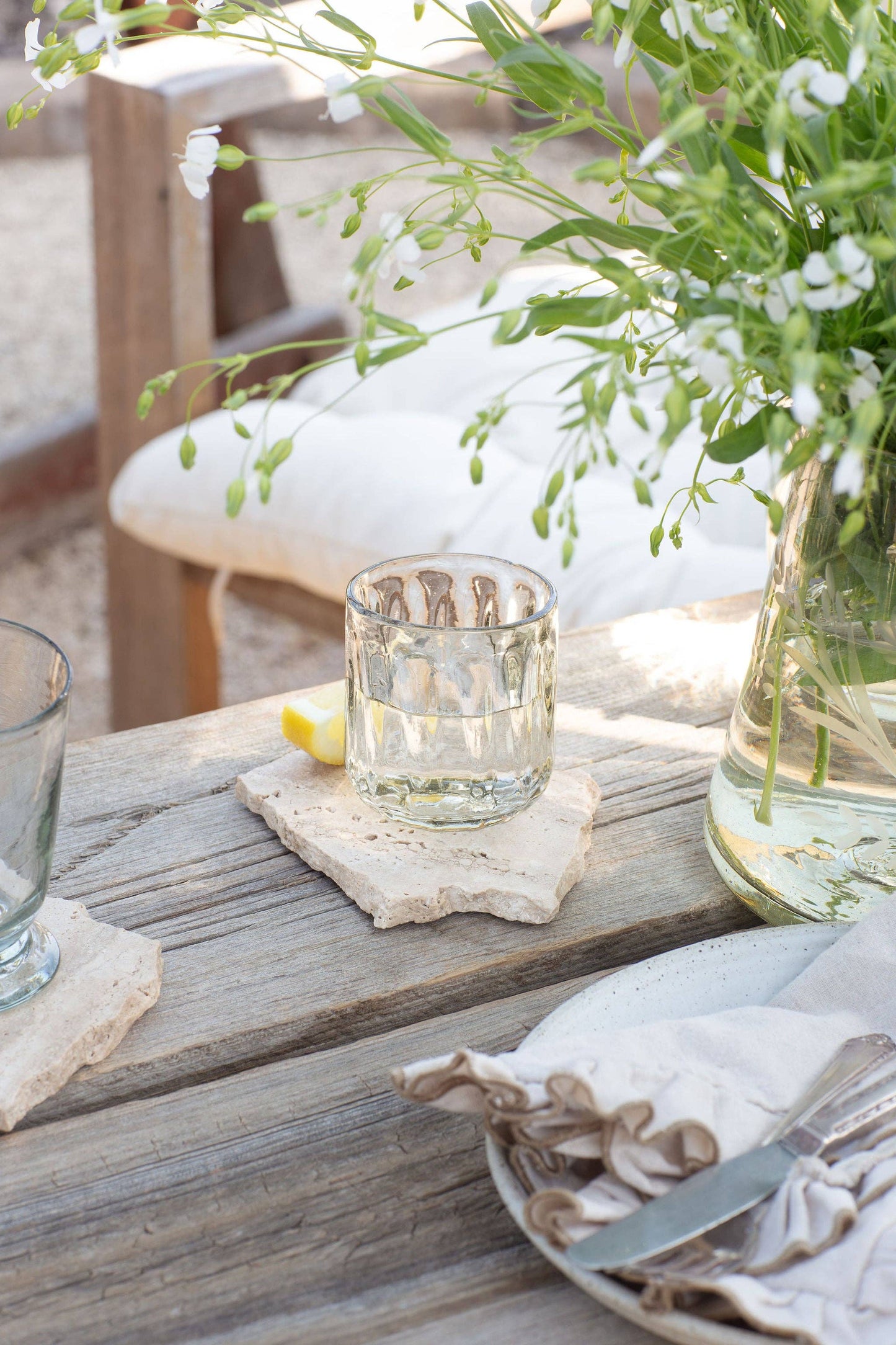 Handblown Fluted Tumbler