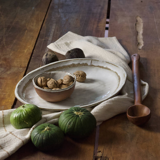 Deep Stoneware Platter