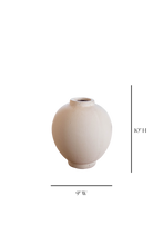 Load image into Gallery viewer, Chios Cream Round Vase Pot
