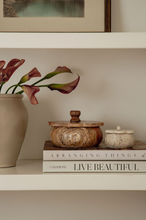 Load image into Gallery viewer, Large Travertine Trinket Box
