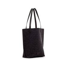 Load image into Gallery viewer, Hana Merino Wool Felt Tote: Black
