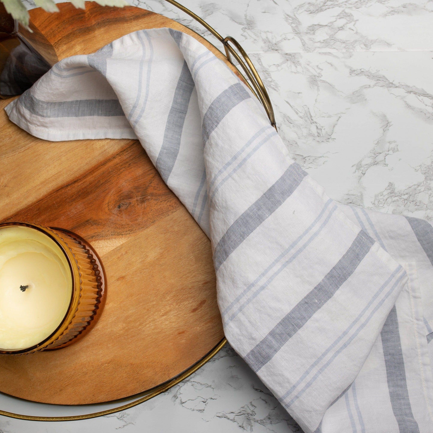 Striped Kitchen Towel: Blue Stripe