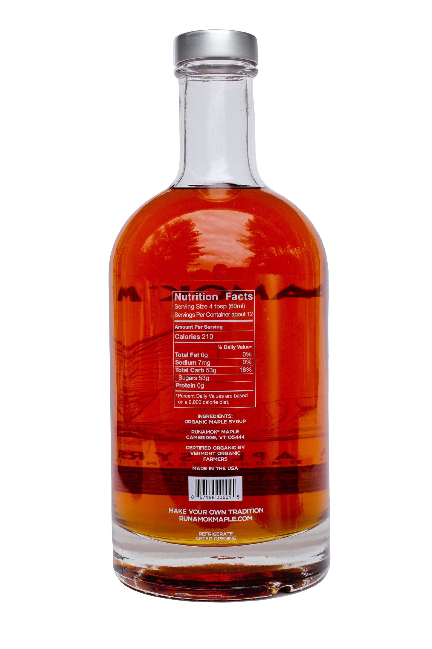 Sugarmaker's Cut Pure Vermont Organic Maple Syrup 750ml