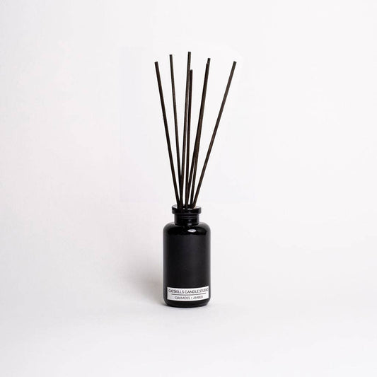 Oakmoss + Amber - Diffuser: Reed Color - Black