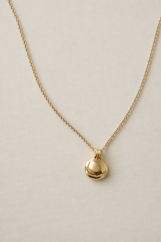 Forma Circle Pendant | 14k Vermeil