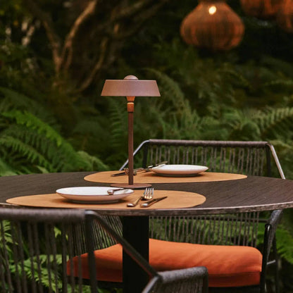 Luca Mocha Brown Rechargeable Lamp | Minimalist, Playful & Dimmable