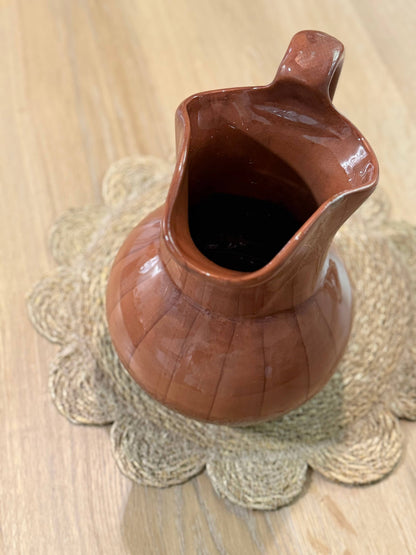 Glazed Terracotta Pitcher