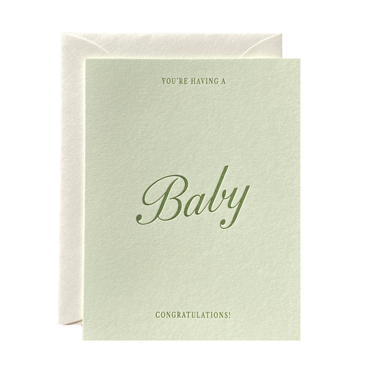 Your Having a Baby - Pistachio