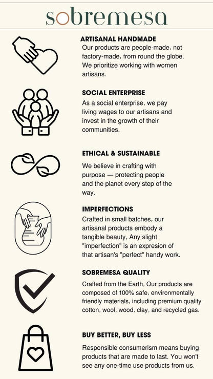 14" Ola Handmade Wood Platter Serving Tray, Home Décor