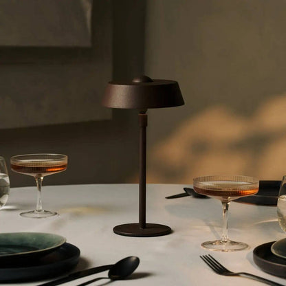 Luca Mocha Brown Rechargeable Lamp | Minimalist, Playful & Dimmable