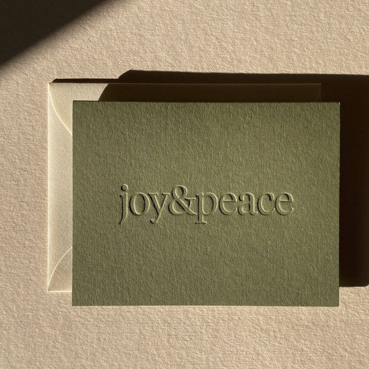 Joy & Peace Card