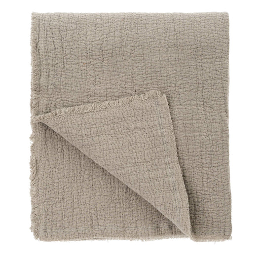 Malabar Throw Blanket Stone
