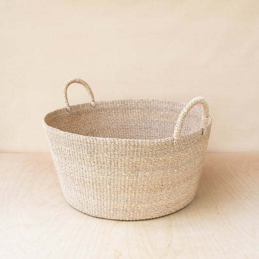 Large Round Woven Basket