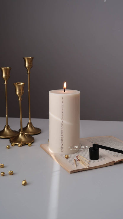 Christmas Advent Countdown Candle