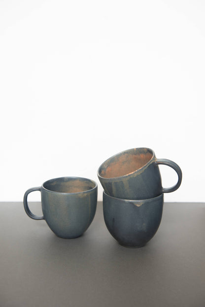 Rust Stoneware Coffee Mug