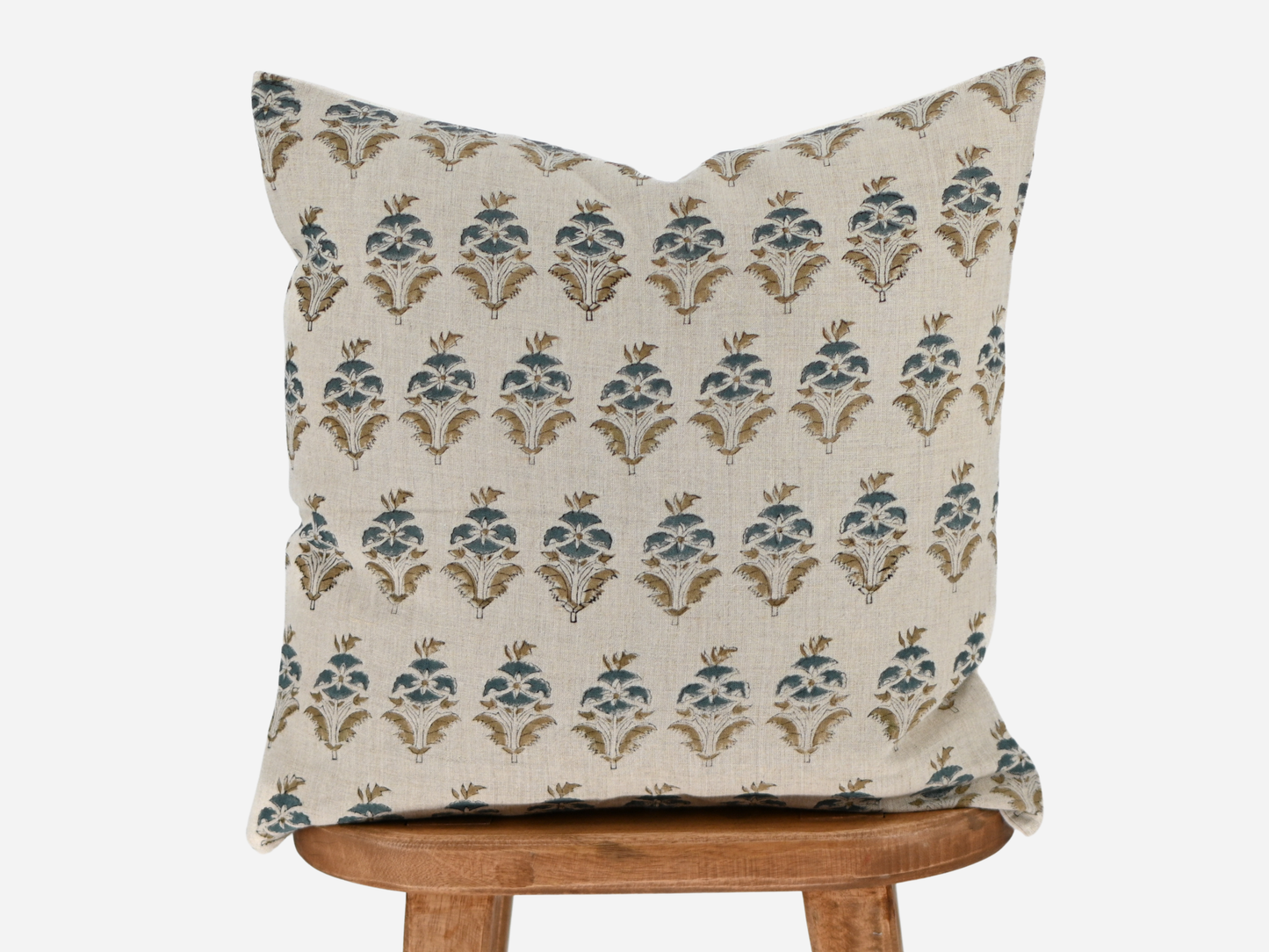 Silas Block Print Pillow