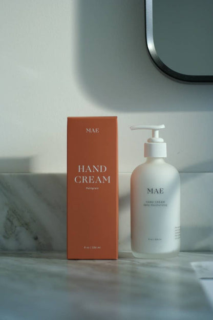 MAE Petitgrain Moisturizing Hand Cream - Vegan, Essential Oil
