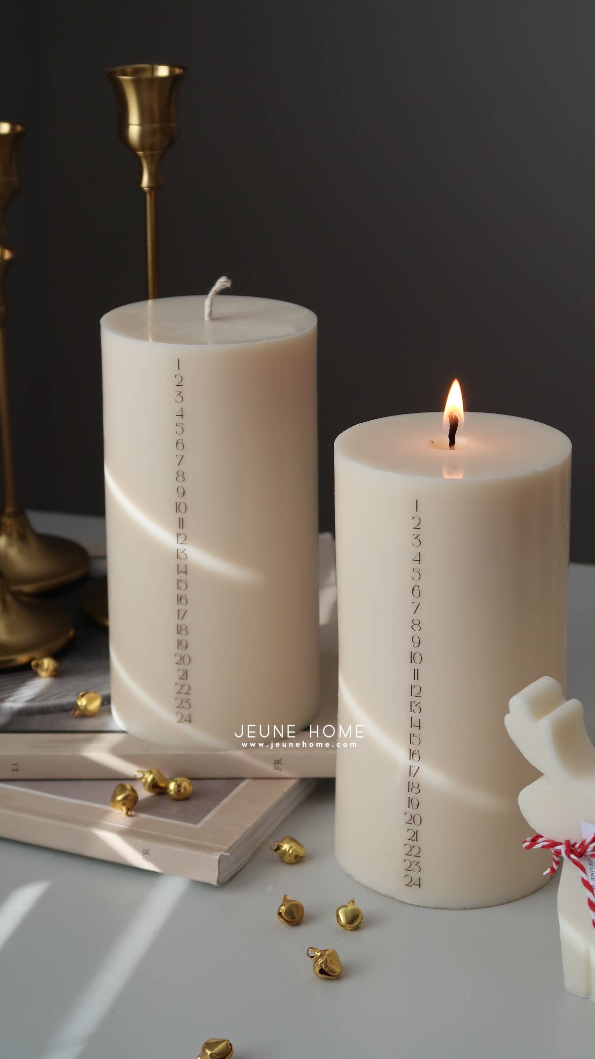 Christmas Advent Countdown Candle