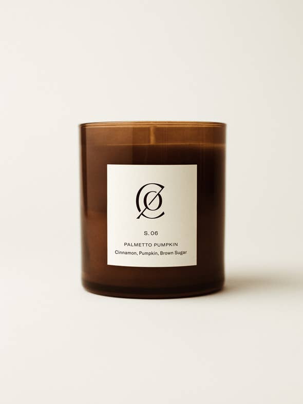 S. 06 Palmetto Pumpkin Soy Candle: 9 oz.