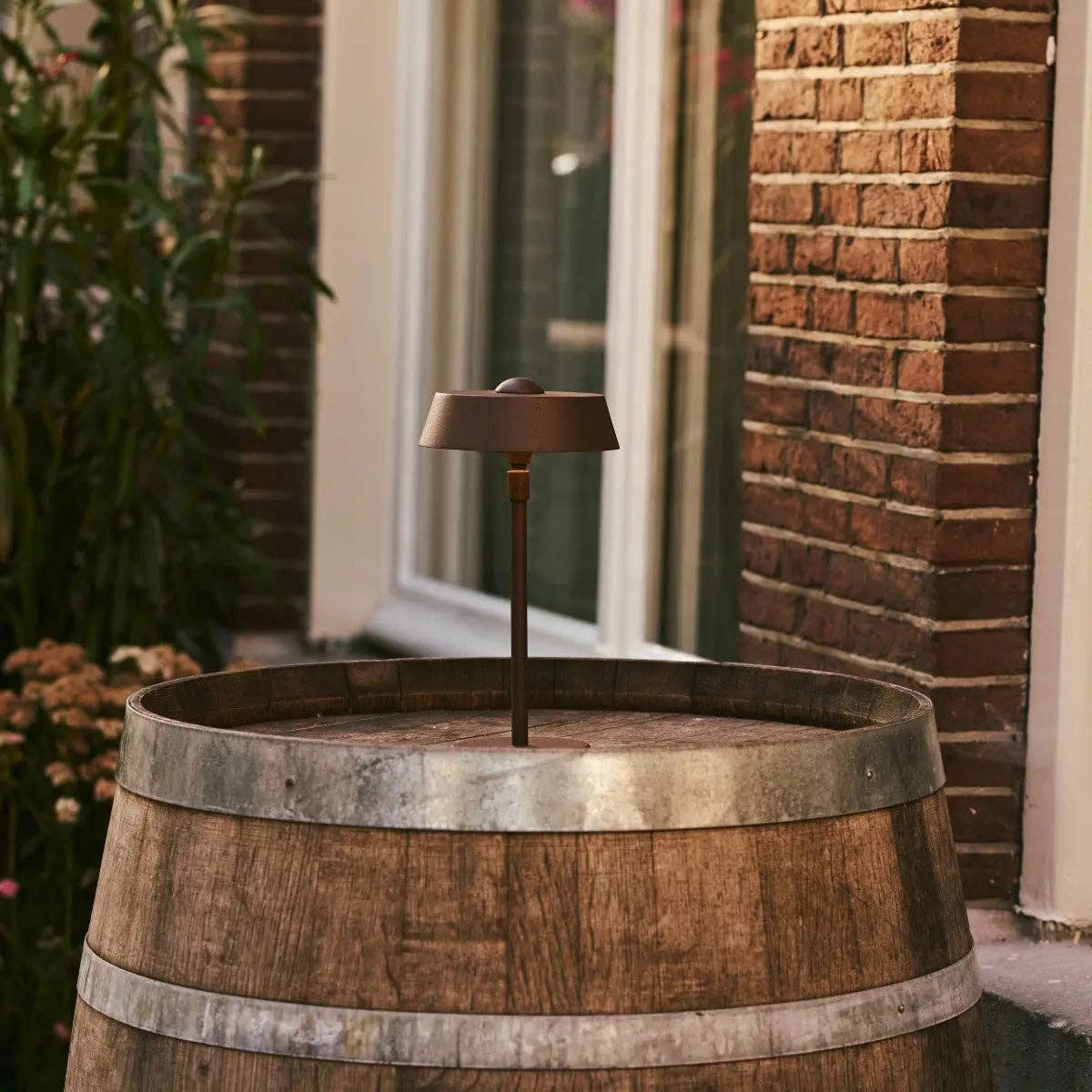 Luca Mocha Brown Rechargeable Lamp | Minimalist, Playful & Dimmable